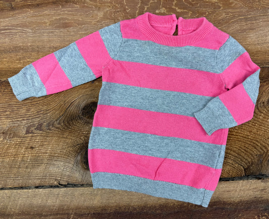 Joe Fresh 3-6M Striped Tunic Sweater