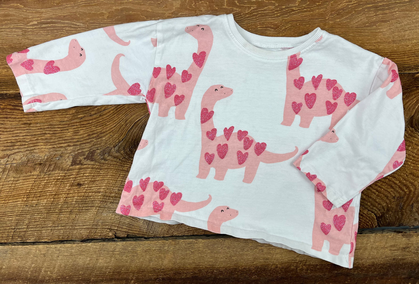 Zara 12-18M Dino Love Shirt