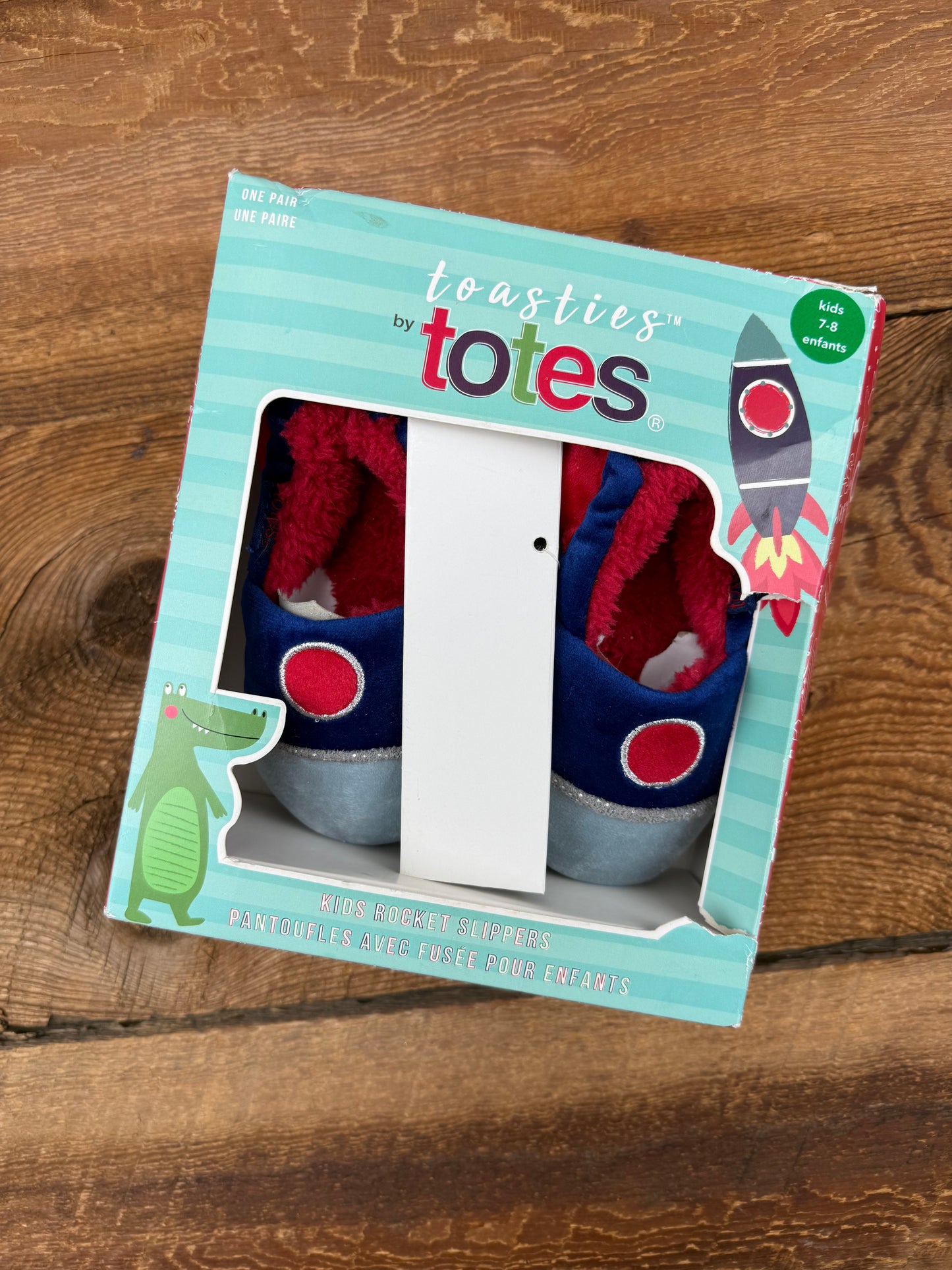 Toasties by Totes 7-8C Rocket Slippers