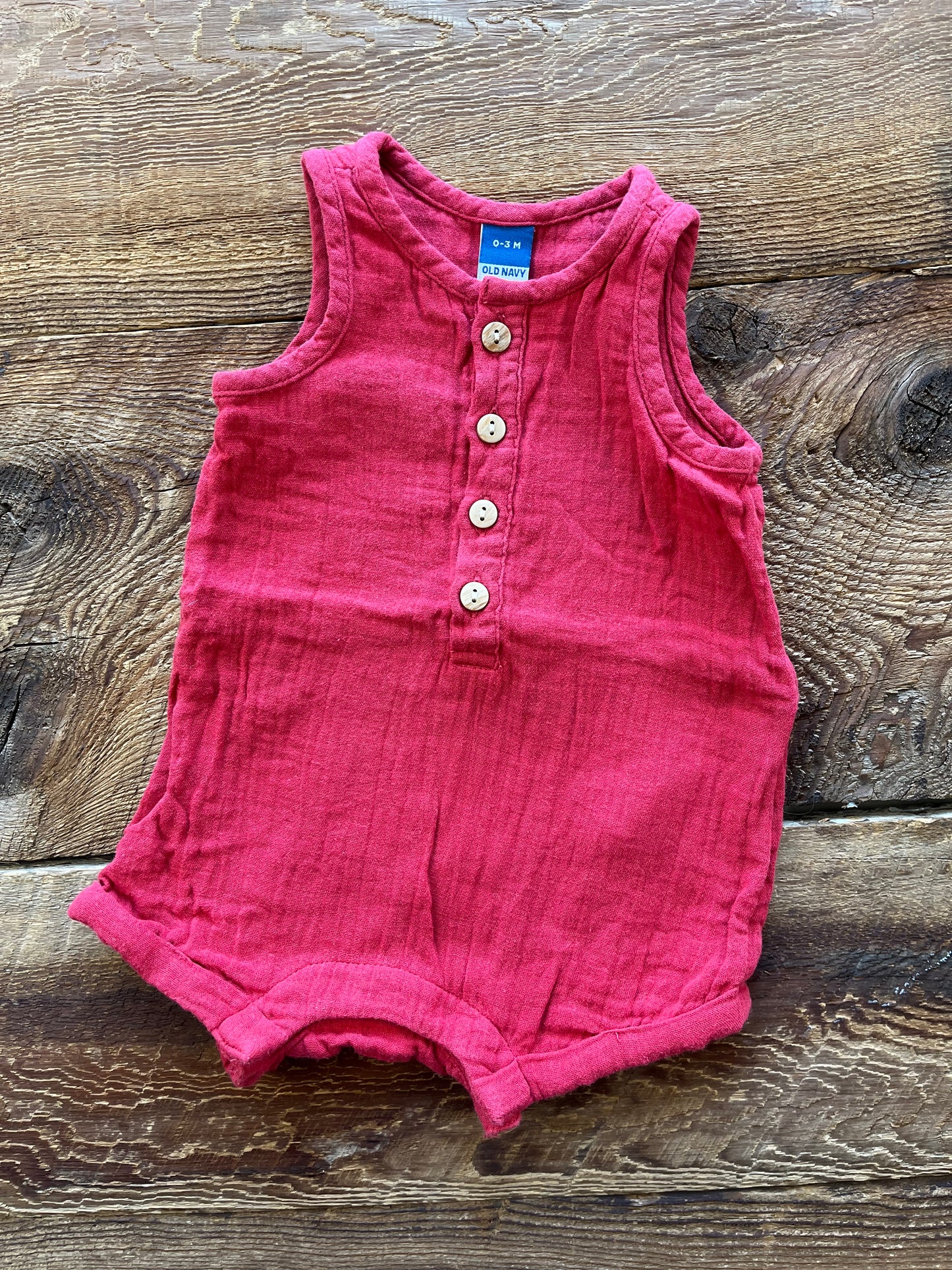 Old Navy 0-3M Muslin Romper