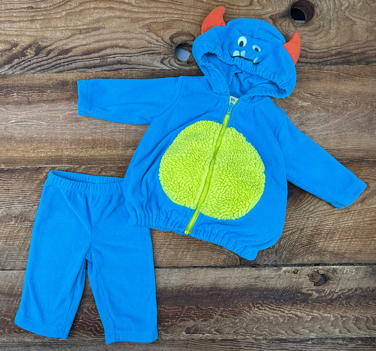 Carter's 3-6M Fleece Monster Costume
