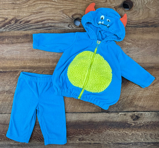 Carter's 3-6M Fleece Monster Costume