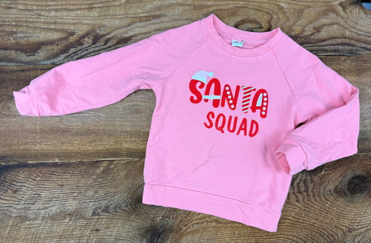 Small Shop 2T Santa Squad Crewneck