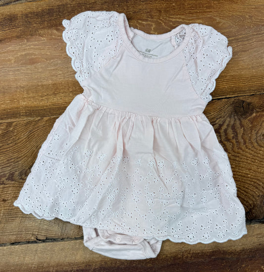 H&M 6-9M Eyelet Dress