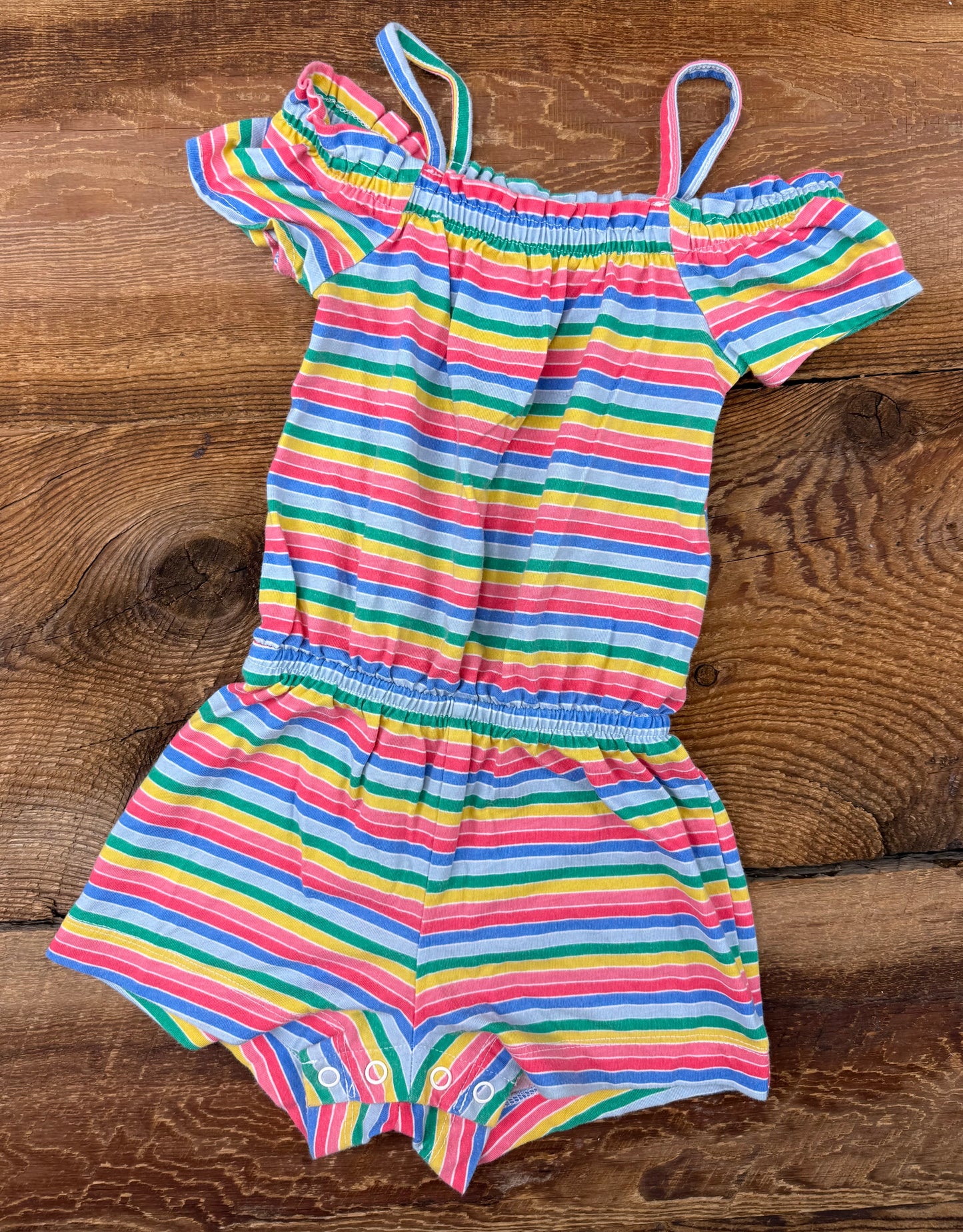 TCP 2T Striped Romper