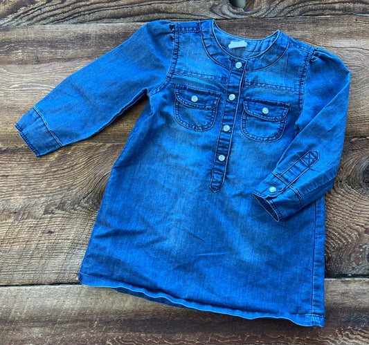 H&M 12-18M Jean Tunic