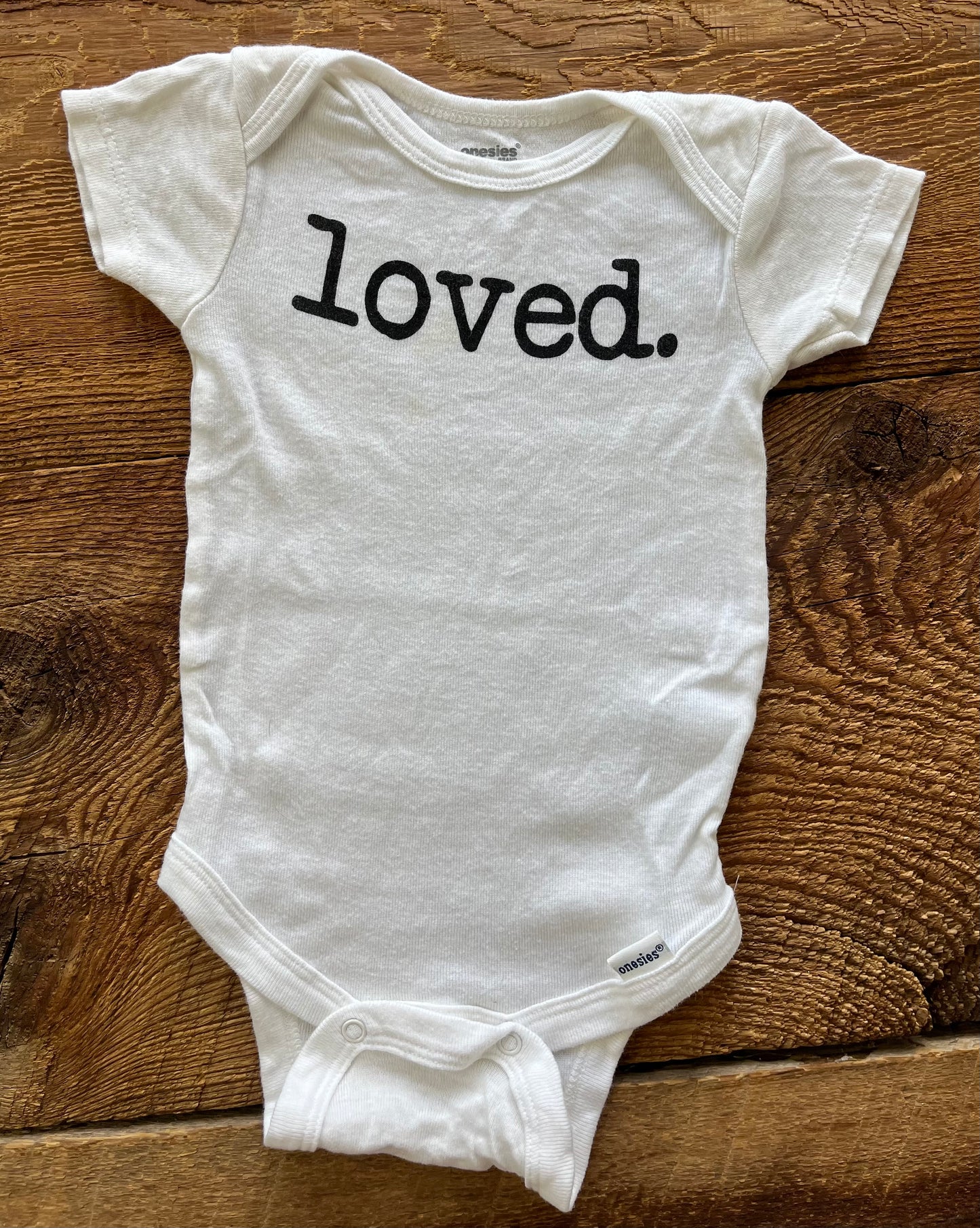 Onesie 0-3M Loved Onesie