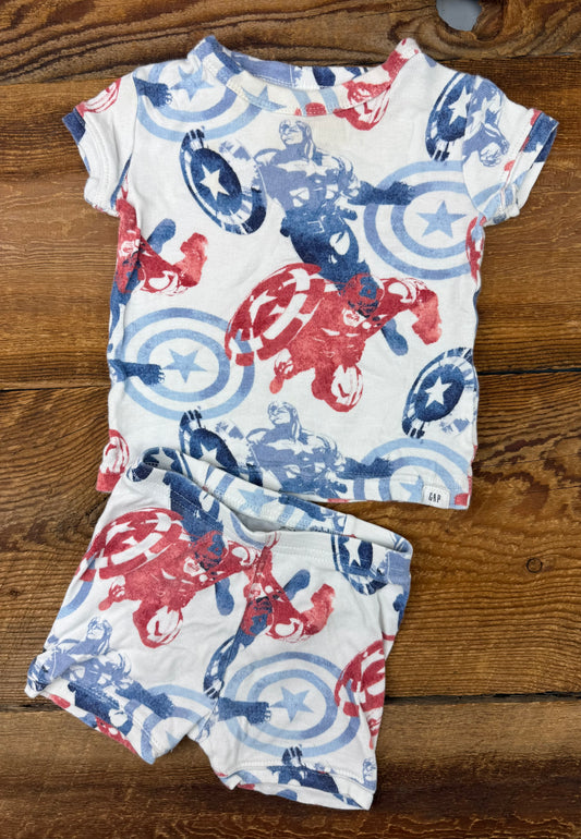 Gap 6-12M Marvel Pajamas