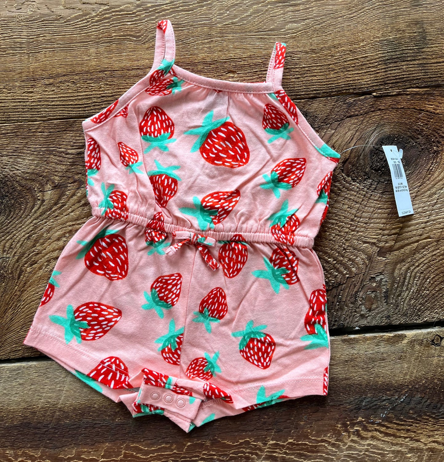 Old Navy 0-3M Strawberry Romper