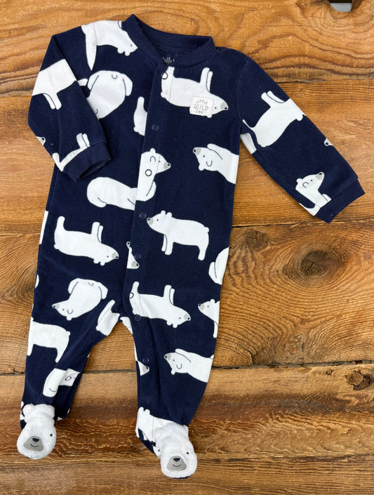 Child of Mine 6-9M Fleece Polar Bear Sleeper