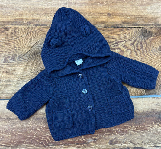Gap 0-3M Knit Teddy Sweater Jacket