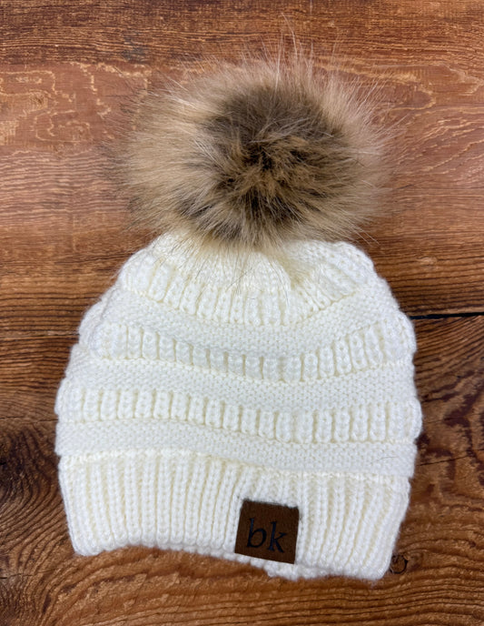 BKs Infant Pom Hat