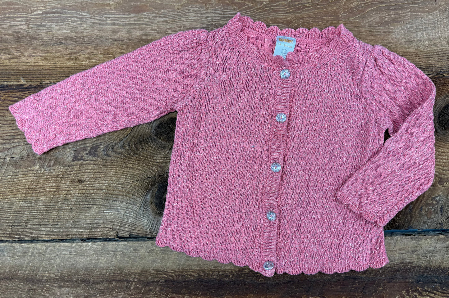 Gymboree 18-24M Sparkle Knit Cardigan