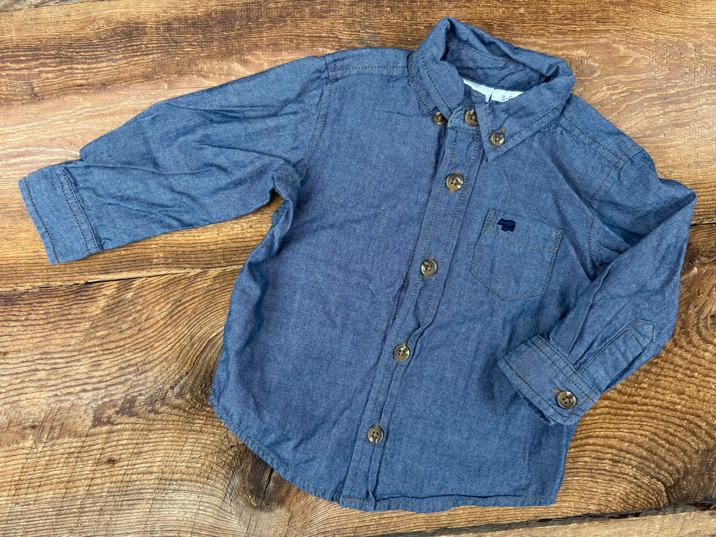 Koala Kids 3-6M Jean Shirt