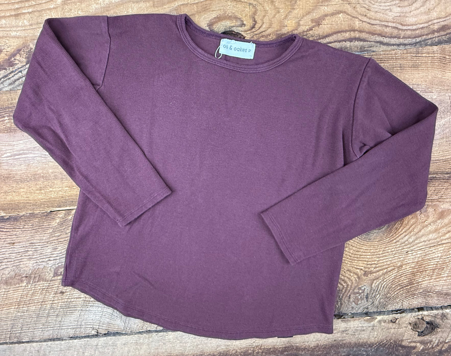 OS & Oakes 12Y Ribbed Shirt