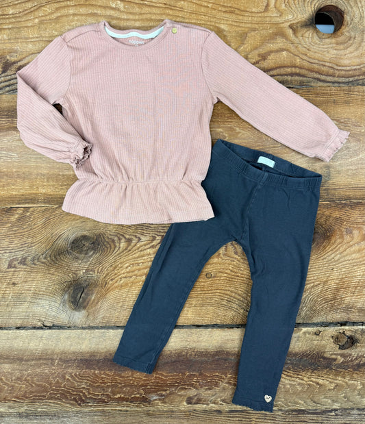 Noppies 12-18M Ribbed Outfit