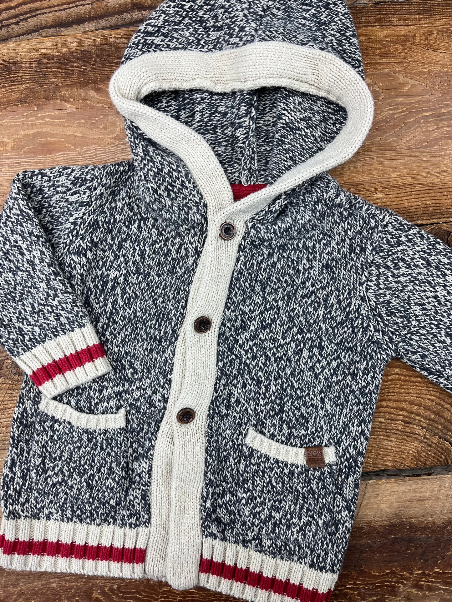 Roots 12-18M Knit Cabin Cardigan