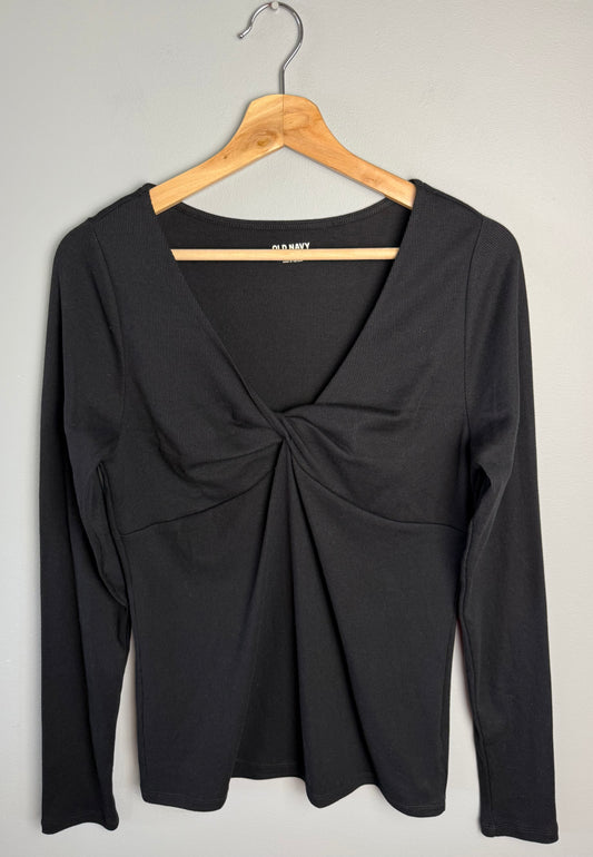 Old Nav Women's Large Tall Ribbed Shirt