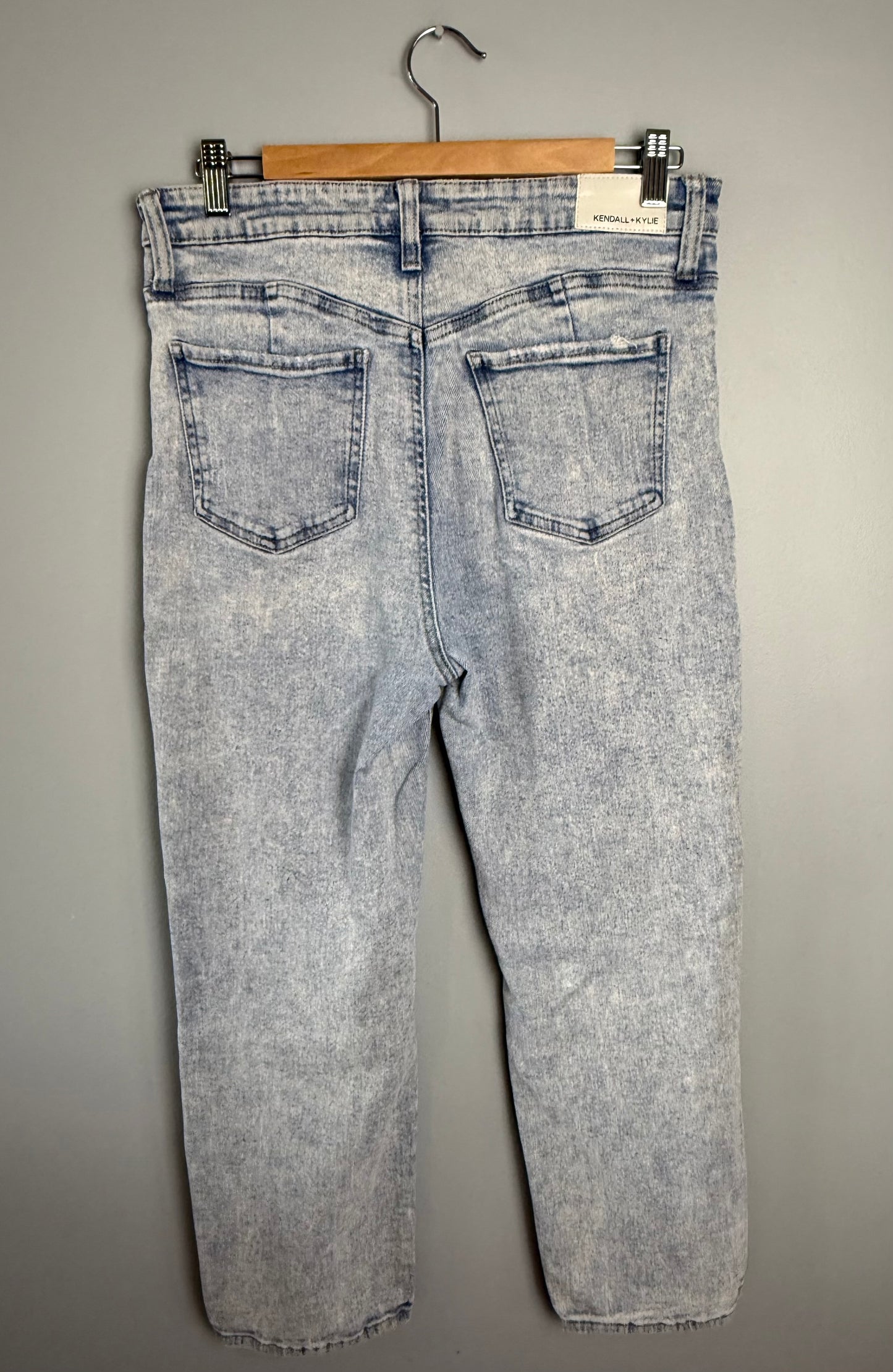 Kendall + Kylie Women’s 11/30 High Rise Straight Jean