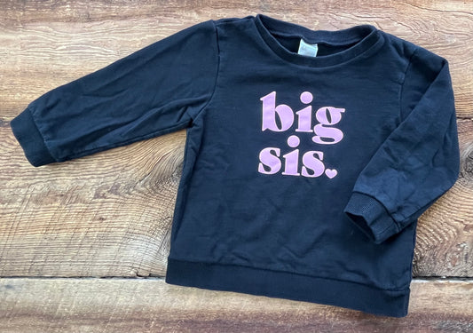 H&M 3T Big Sis Crewneck