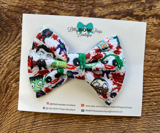 Halloween Cartoon Classics Hair Bow