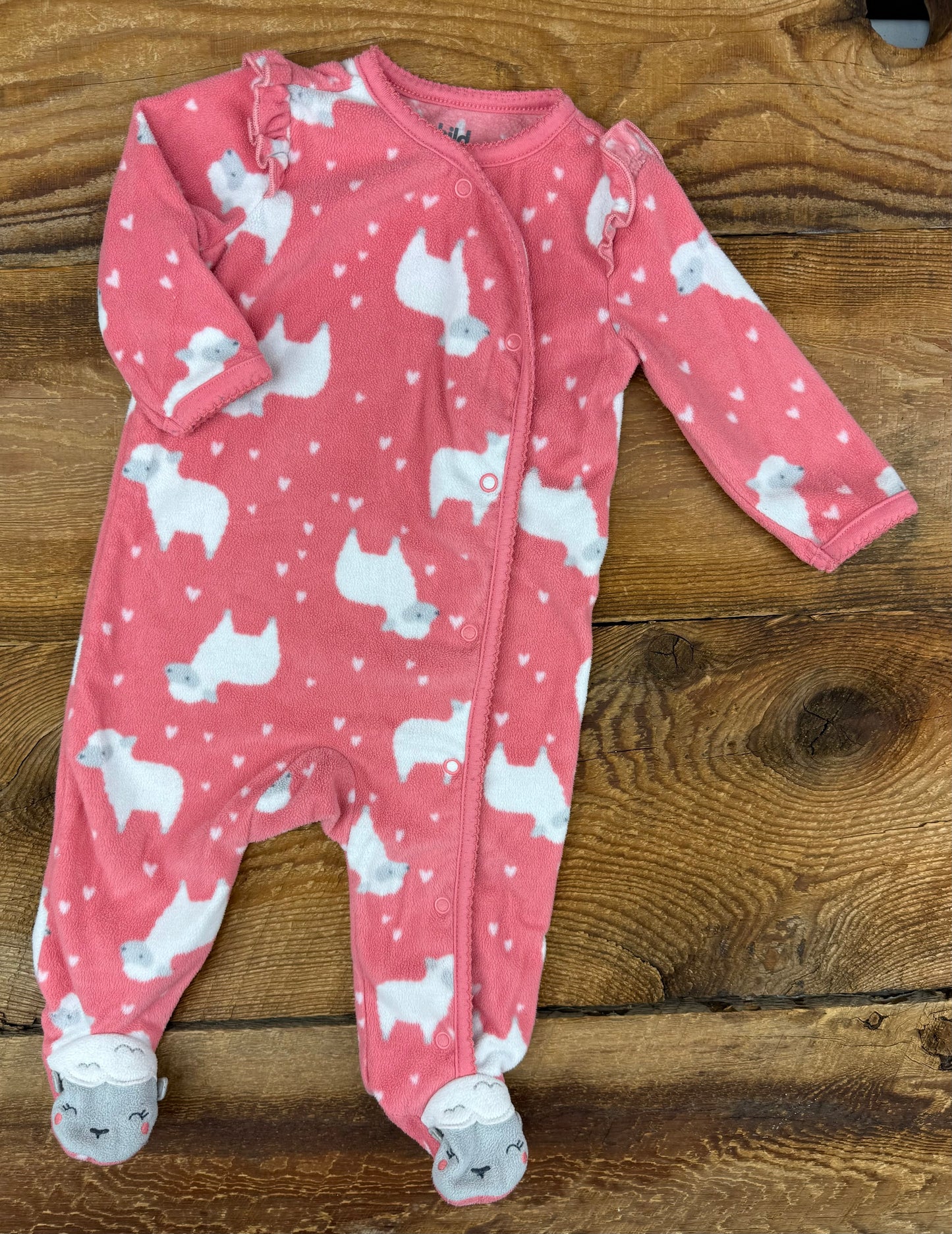 Child of Mine 3-6M Fleece Sheep Sleeper