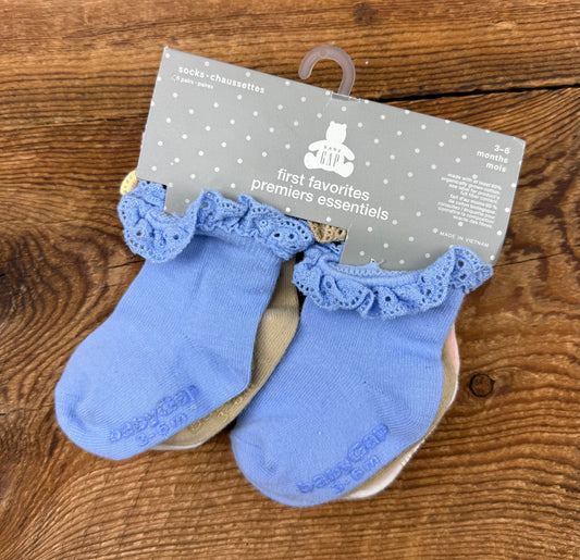 Gap 3-6M Lace Sock Set