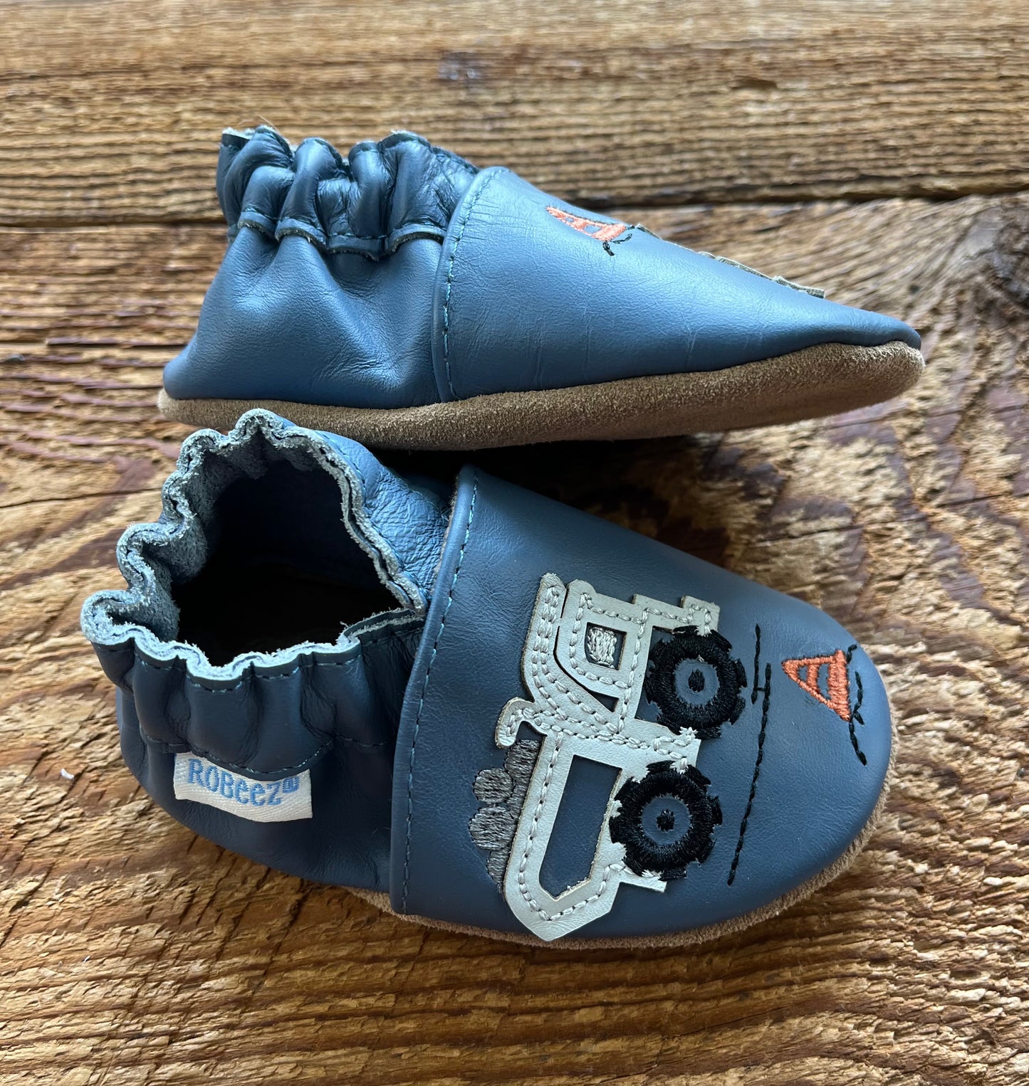 Robeez 0-6M Construction Shoe