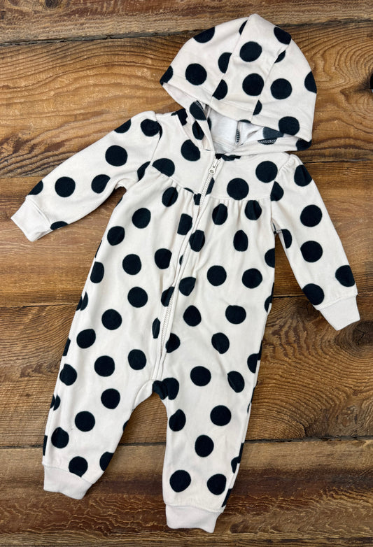 Carter’s 6-9M Fleece Polka Dot Jumper