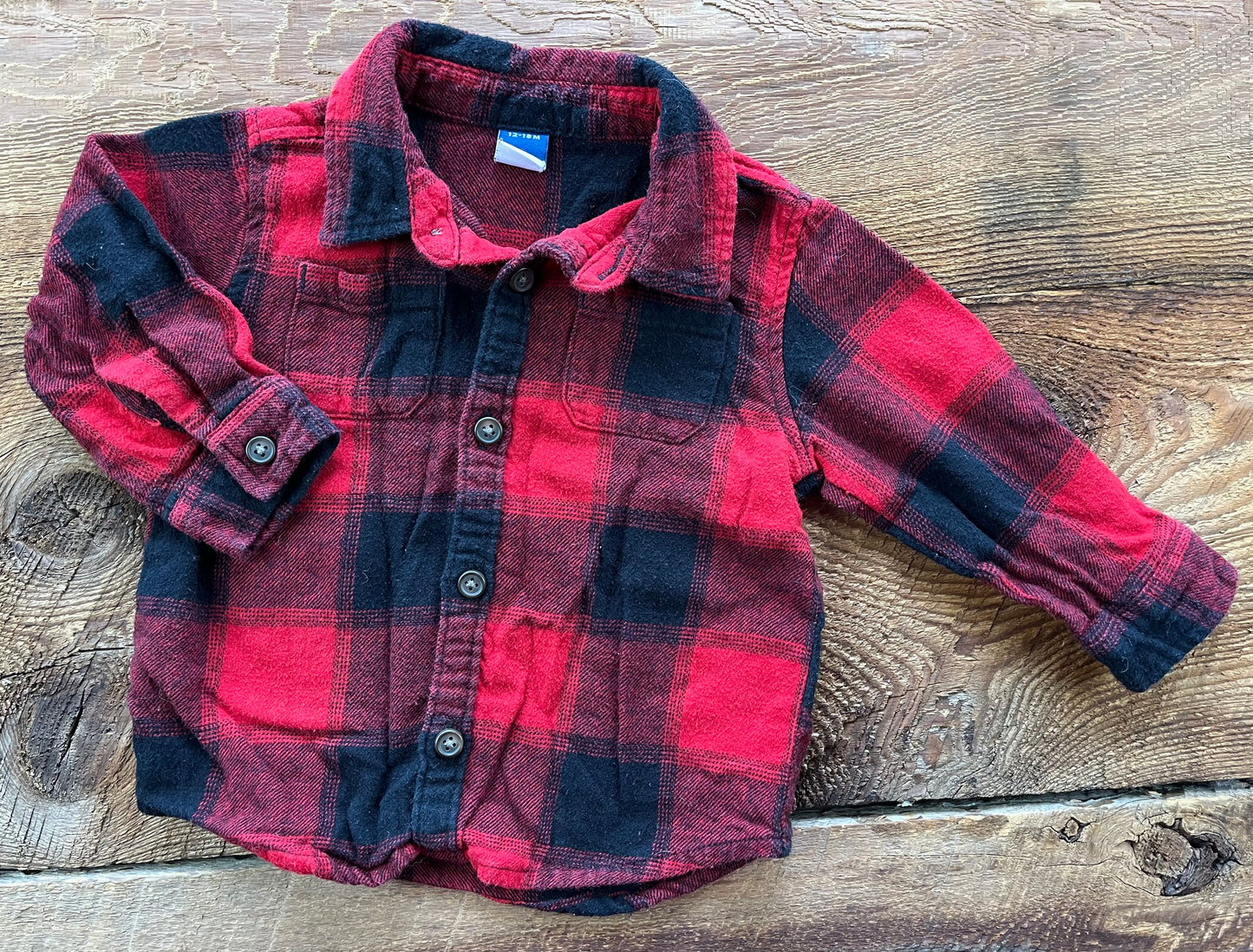 Old Navy 12-18M Flannel Shirt