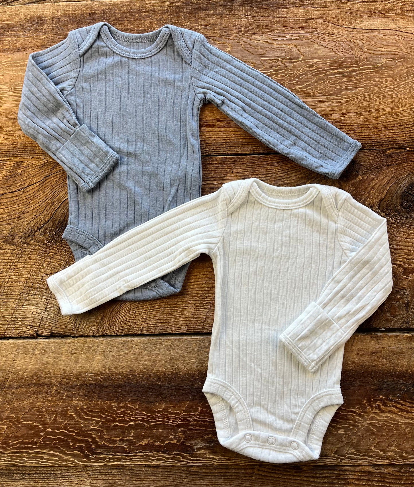 Child of Mine NB Ribbed Onesie Set