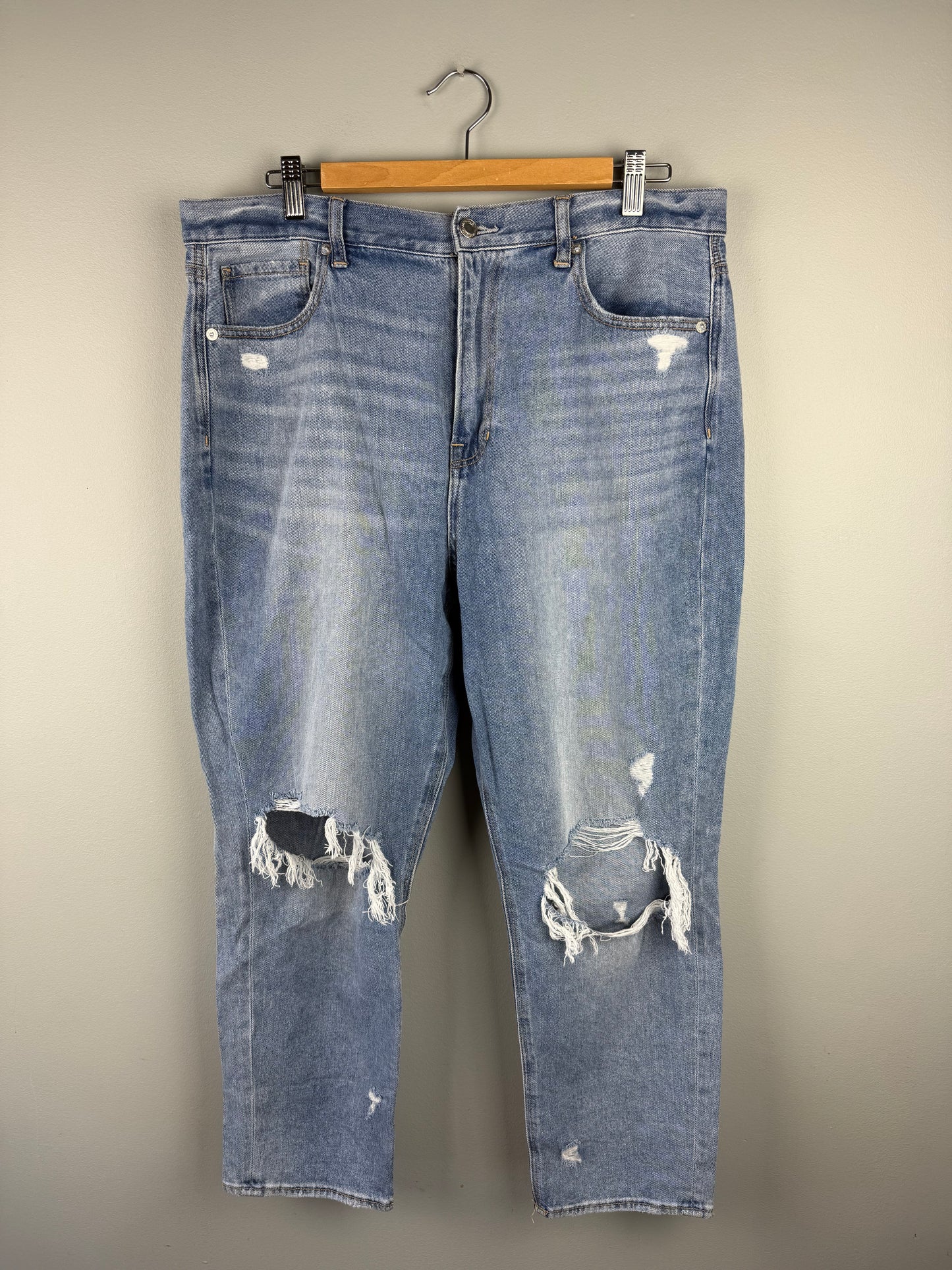 American Eagle Women’s 16S Distressed Mom Jean