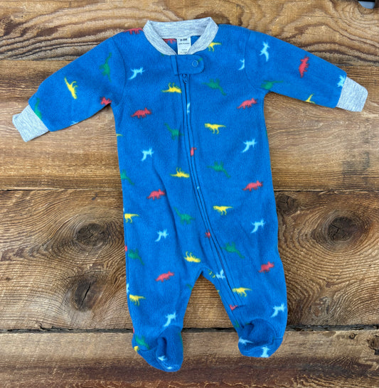 George 0-3M Fleece Dino Sleeper