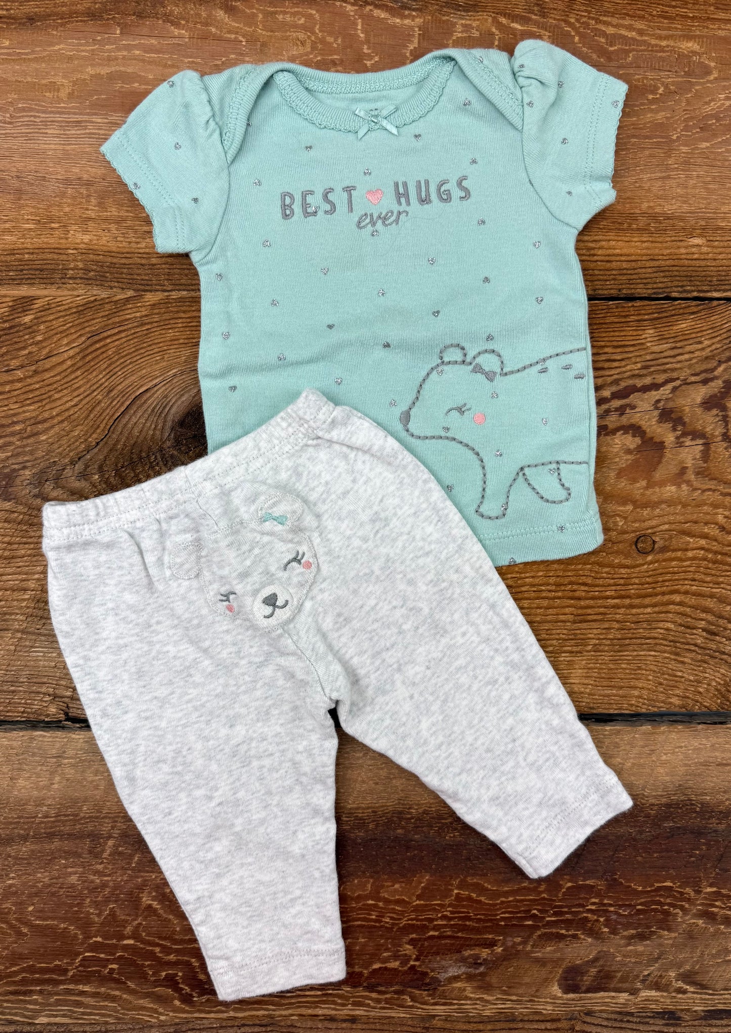 Child of Mine 0-3M Bear Outfit
