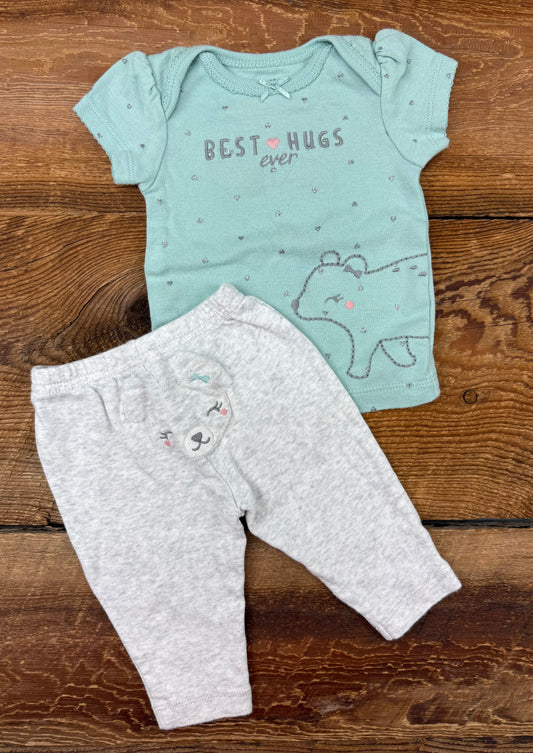 Child of Mine 0-3M Bear Outfit