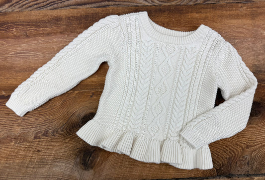 Gap 3T Knit Peplum Sweater