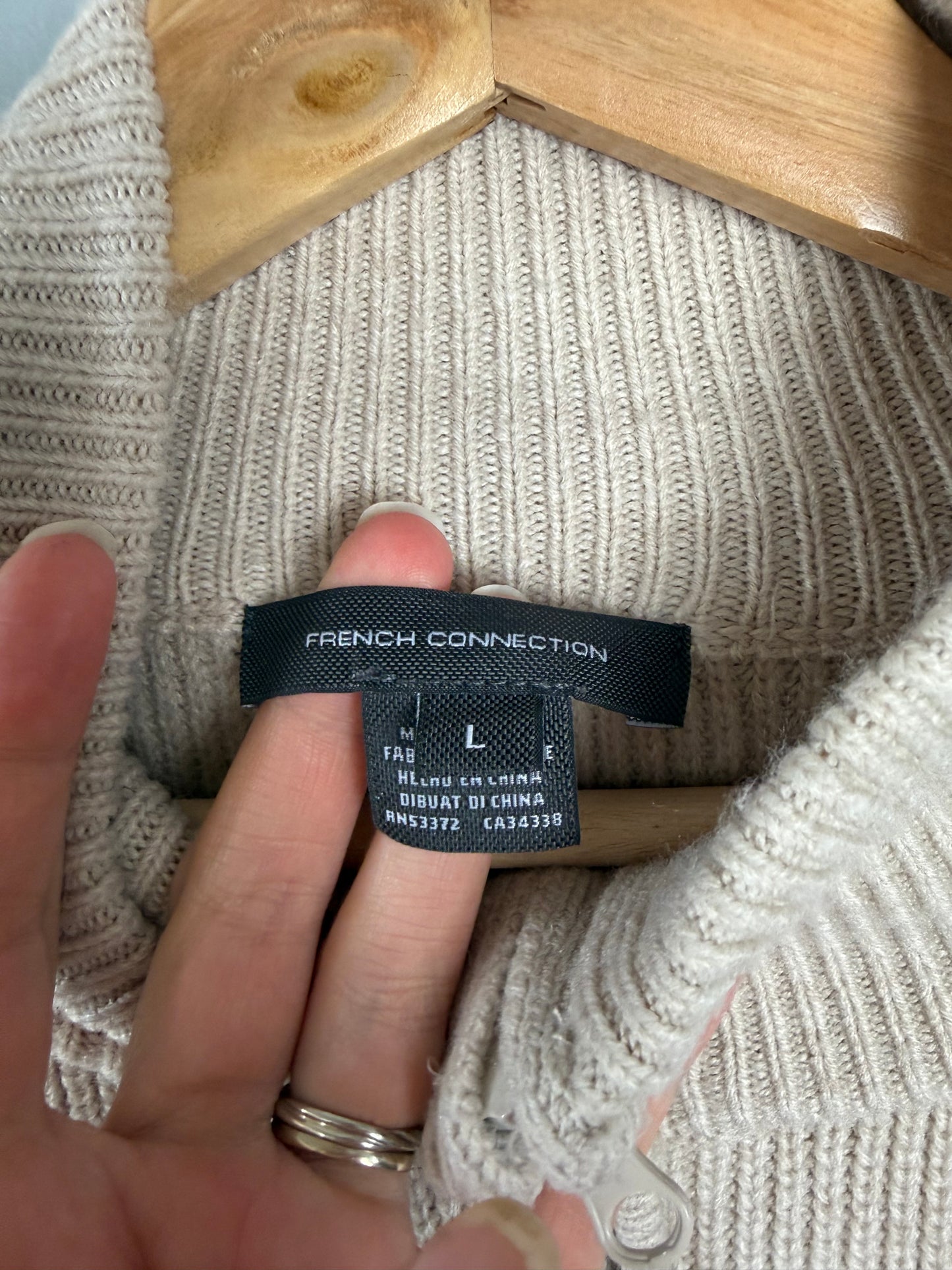 French Connection Women’s Large Knit Sweater