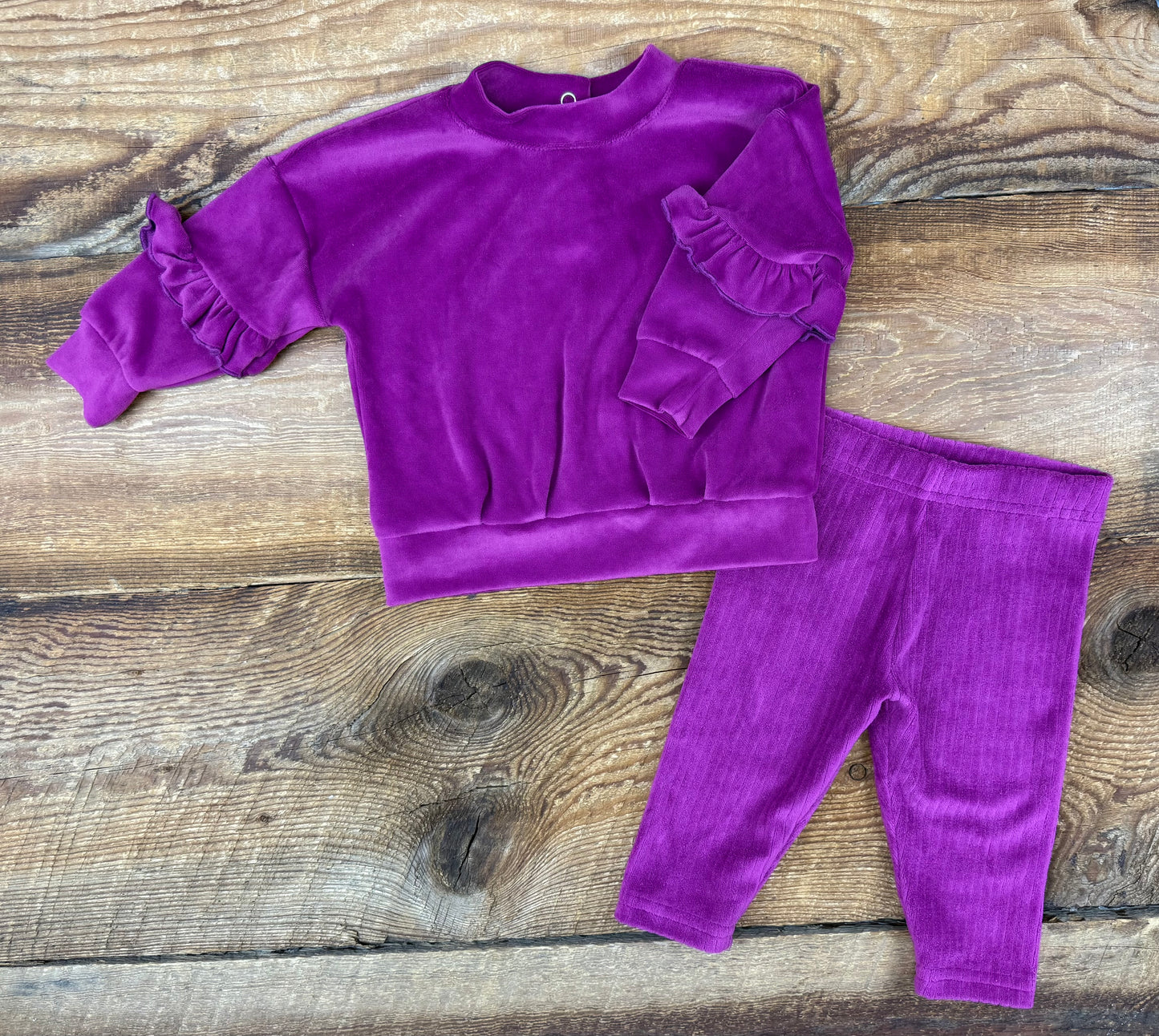 George 3-6M Velvety Outfit