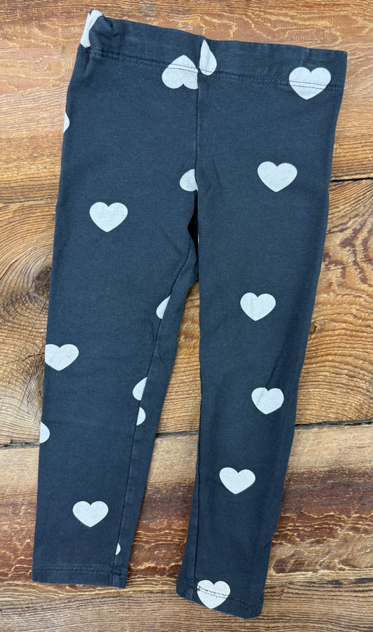 H&M 3T Heart Legging