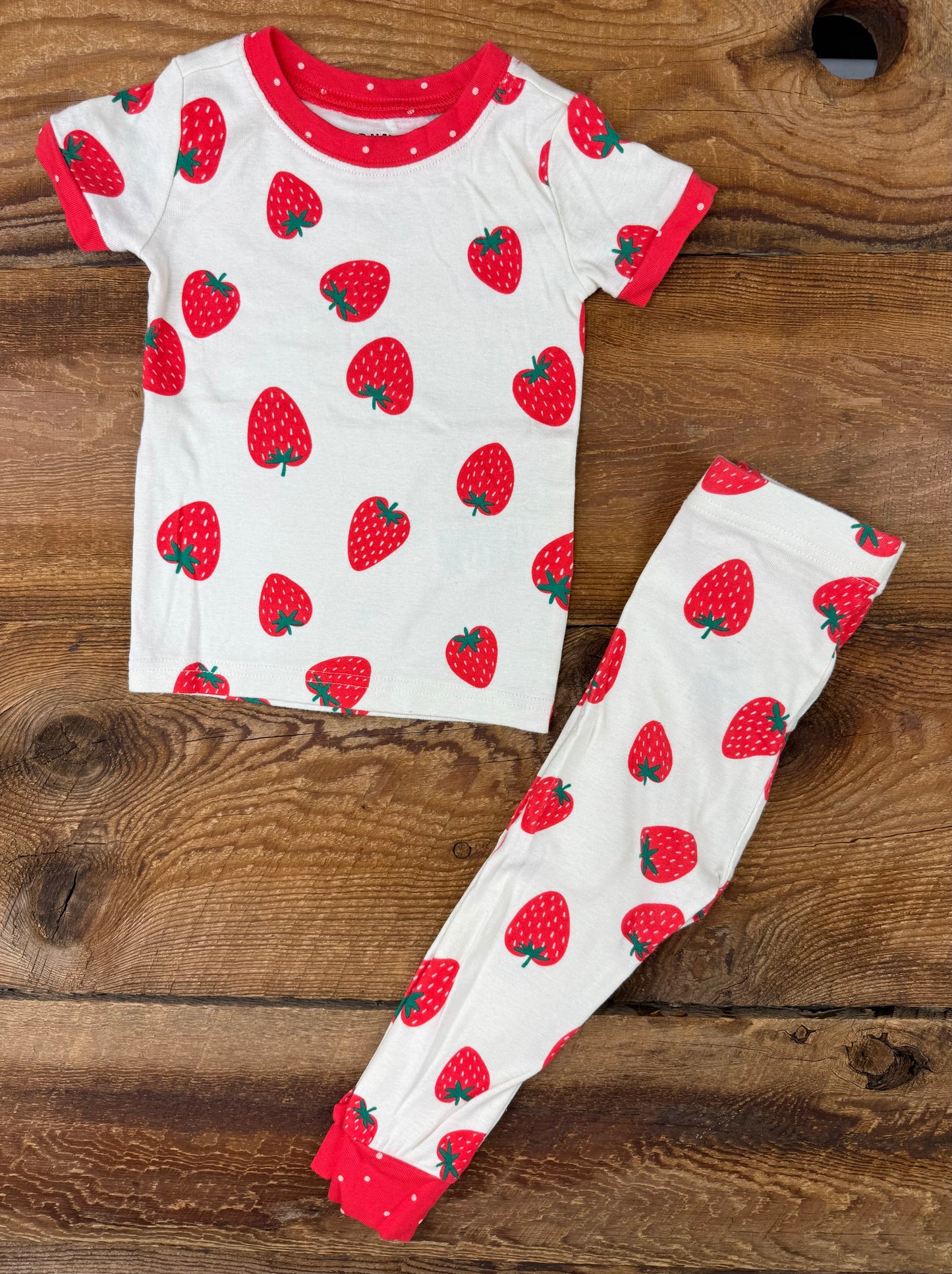 Old Navy 18-24M Strawberry Pajama Set