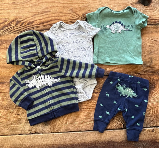 Child of Mine NB Dino Outfit Set