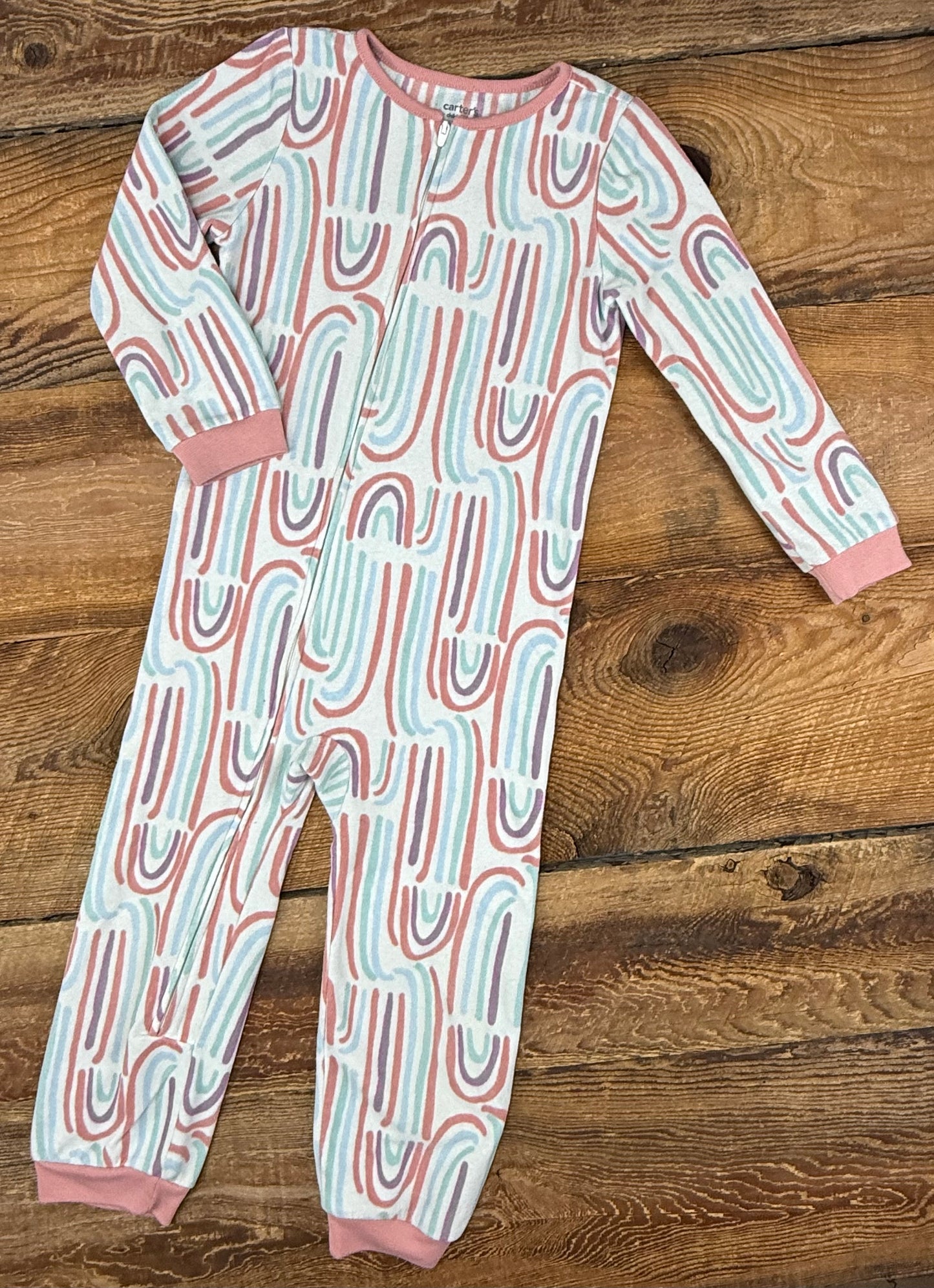 Carter’s 5T Fleece Rainbow Sleeper