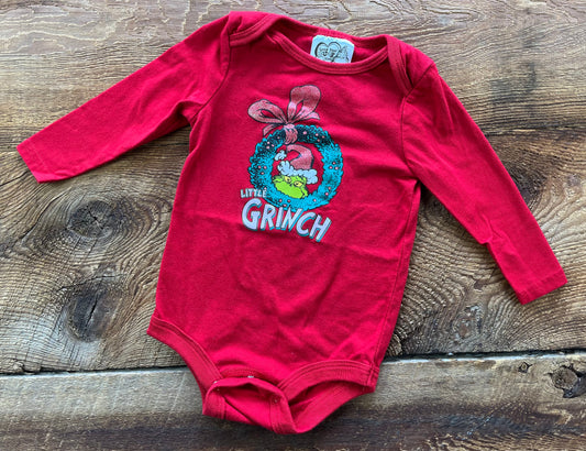 6-12M Little Grinch Onesie