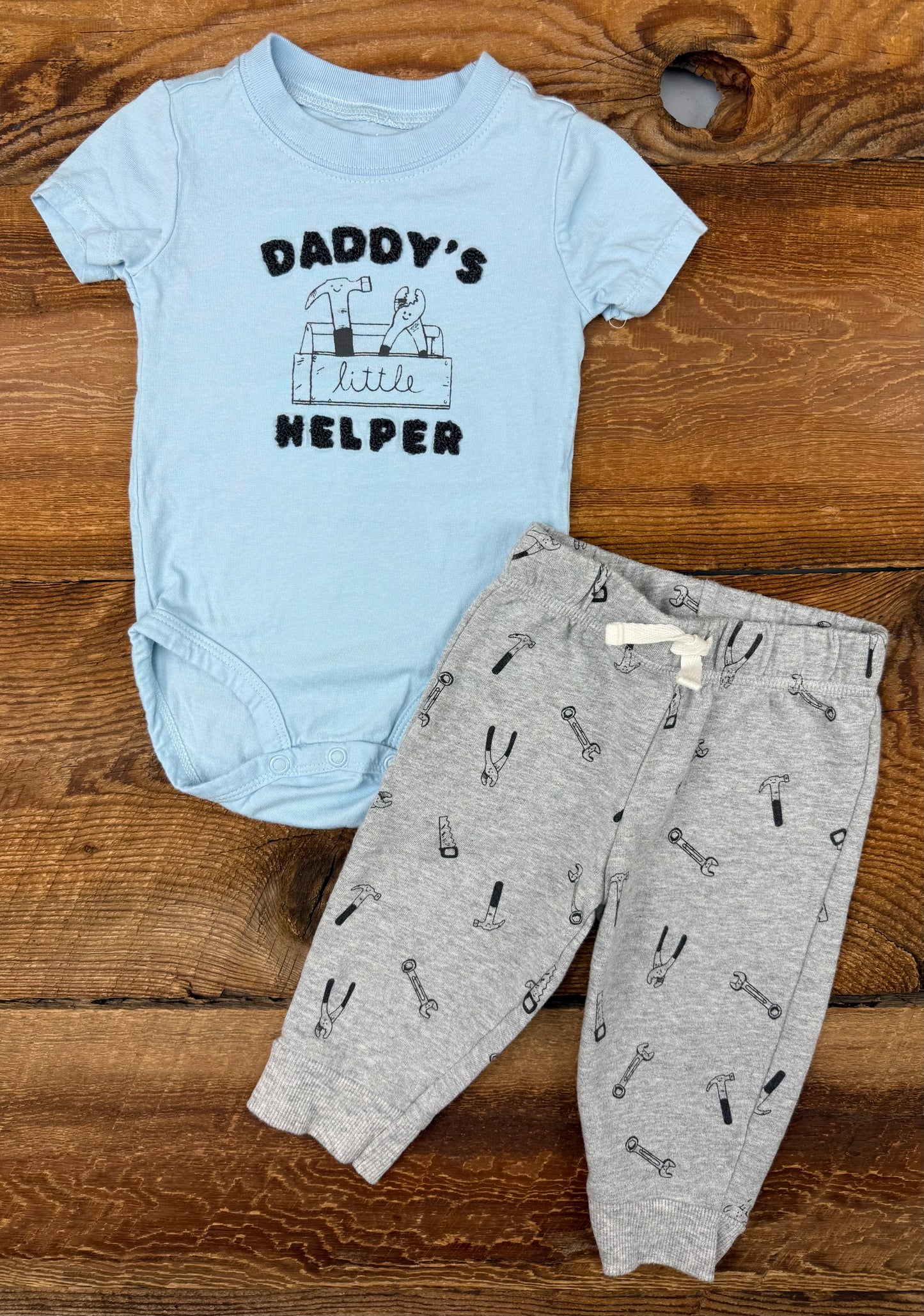 Carter's 6M Daddy's Little Helper Outfit