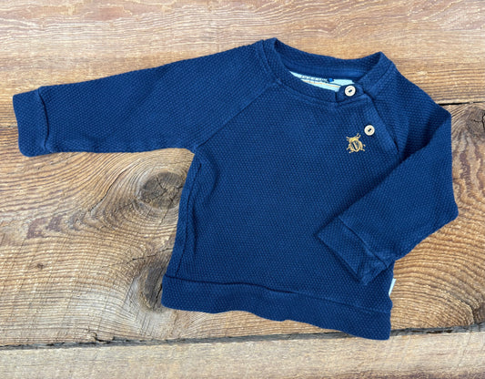 Noppies 2-4M Waffle Knit Shirt