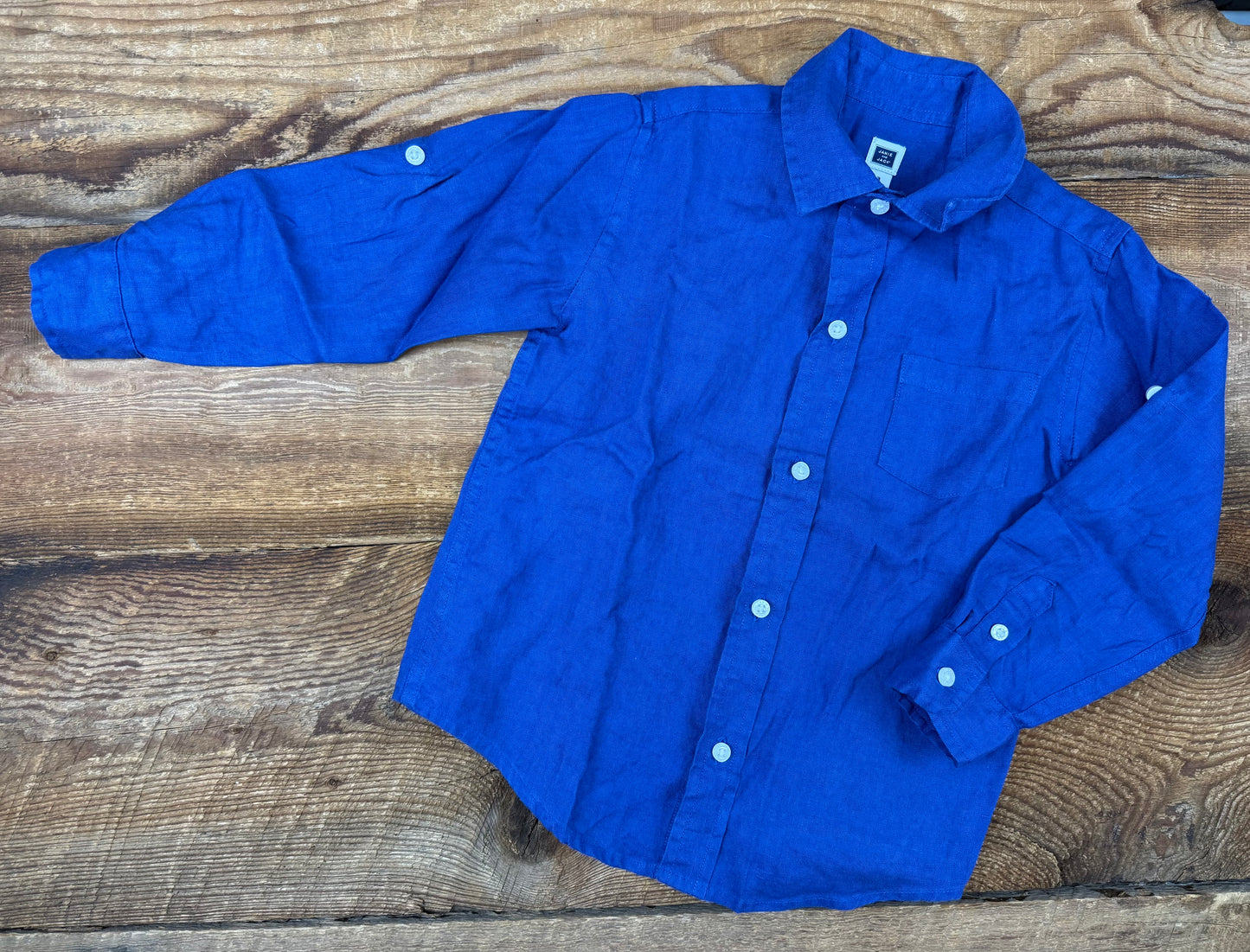 Janie & Jack 3T Linen Shirt