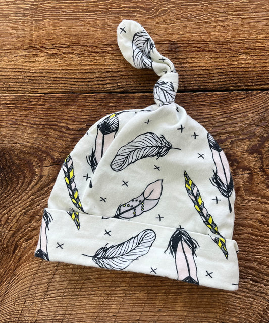Feather Knotted Hat