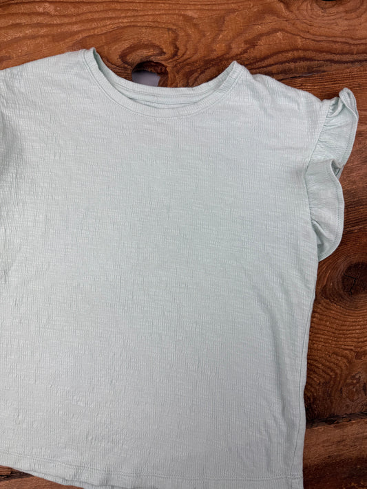 Cat & Jack Large (10-12Y) Ruffle Sleeve Tee