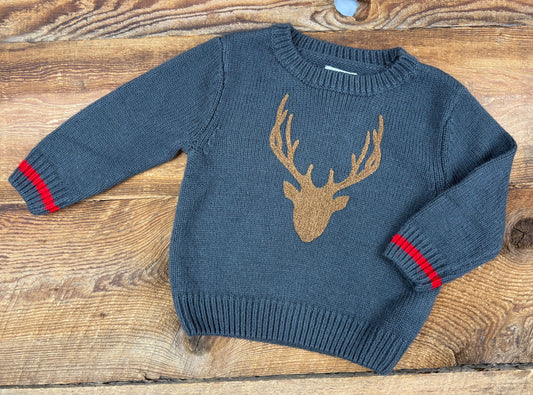 Joe Fresh 2T Knit Reindeer Sweater