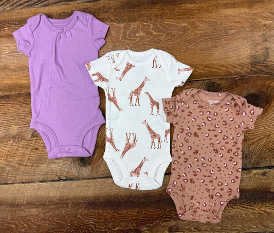 Carter’s NB Safari Onesie Set